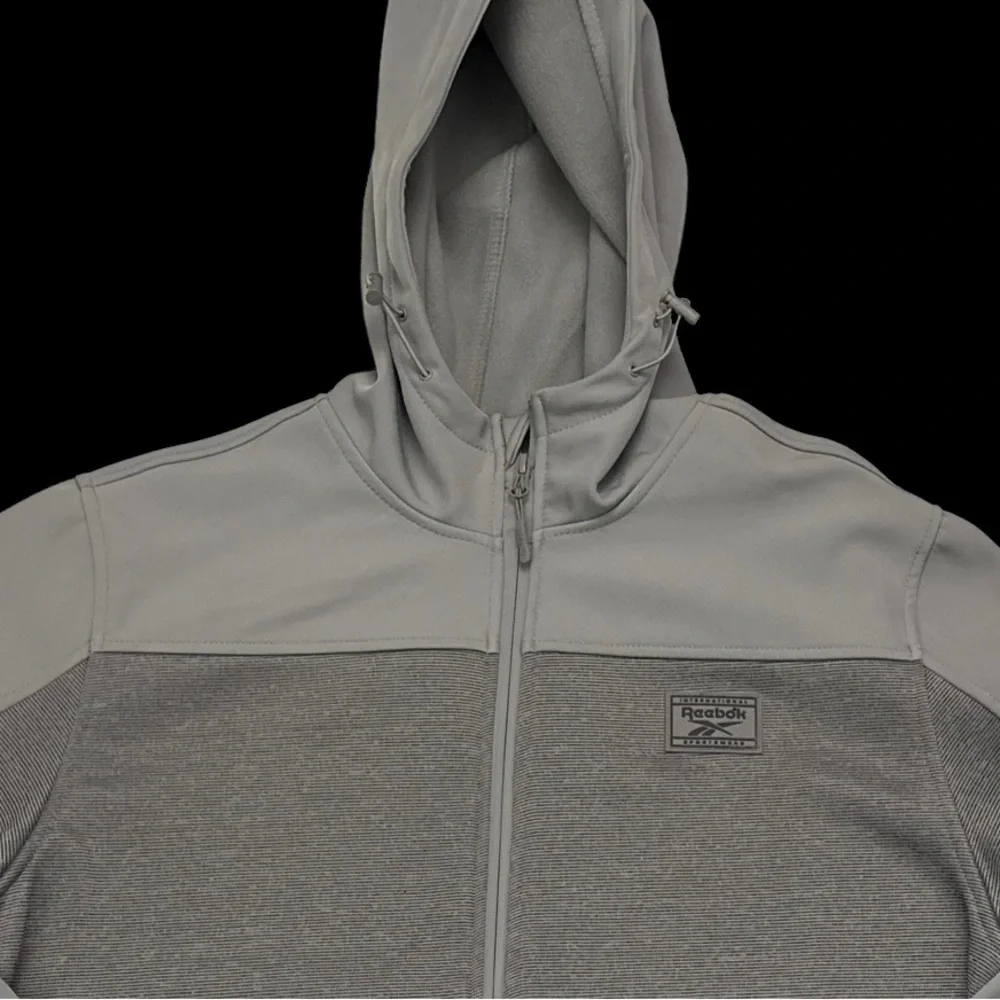 Reebok outerwear Men’s thermal full zip hoodie Hooded Jacket